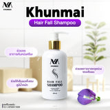 2 x KHUNMAI Hair Fall Shampoo 200ml Reduce Hair Fall Herbal Extract, Free Shipping