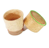 Bamboo Basket for Keep Steamed Sticky Rice Warm (4 Pcs)