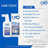 Buy 1 Free 3, LYO Hair Care Fast Regrowth Reduce Hair Loss Natural Extracts, F/S