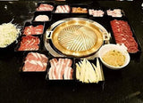 BBQ Grill Brass Pan Korean Japanese Style