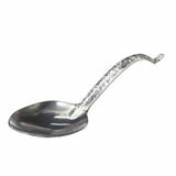 Thai Design Vintage Rice Serving Aluminium Bowl & Ladle