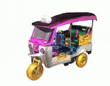 Tuk Tuk Model Thai Taxi 3 Wheels Toy Souvenir Collectible