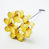 Dok Jok Brass Mold Thai Dessert Sunflower Cookies 3.5 inches