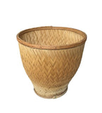 Thai Laos Sticky Rice Steamer Pot/Bamboo Basket/White Cloth