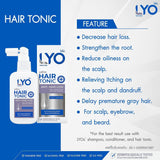 LYO Hair Care Fast Regrowth Reduce Hair Loss Natural Extracts